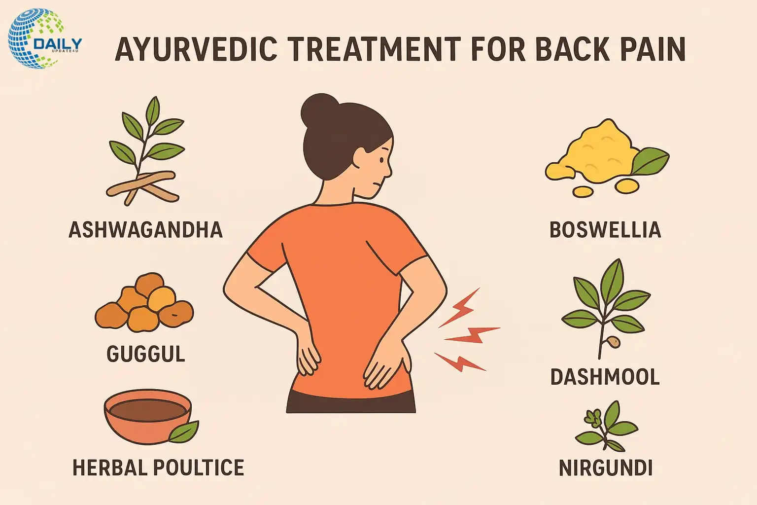 Ayurvedic treatment for back problems in the USA.