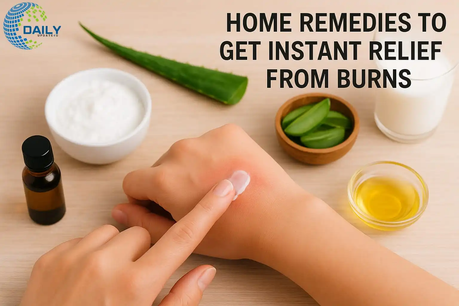 Instant Relief for Burns: Quick & Safe Remedies.