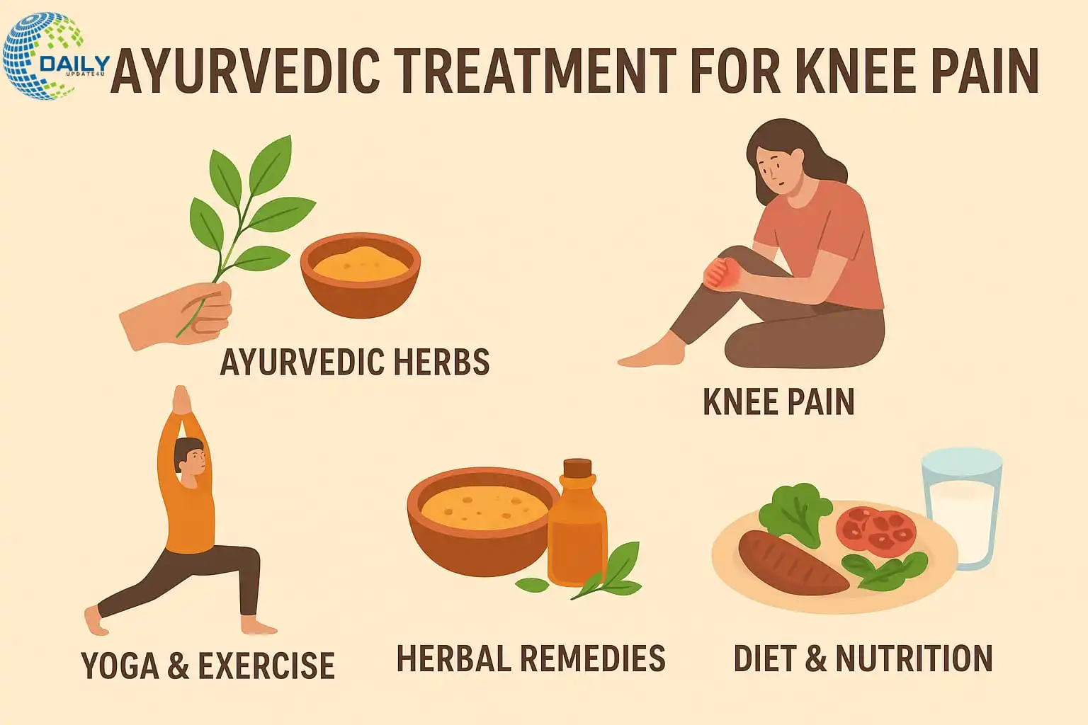 Ayurvedic treatment of knee pain in the USA.