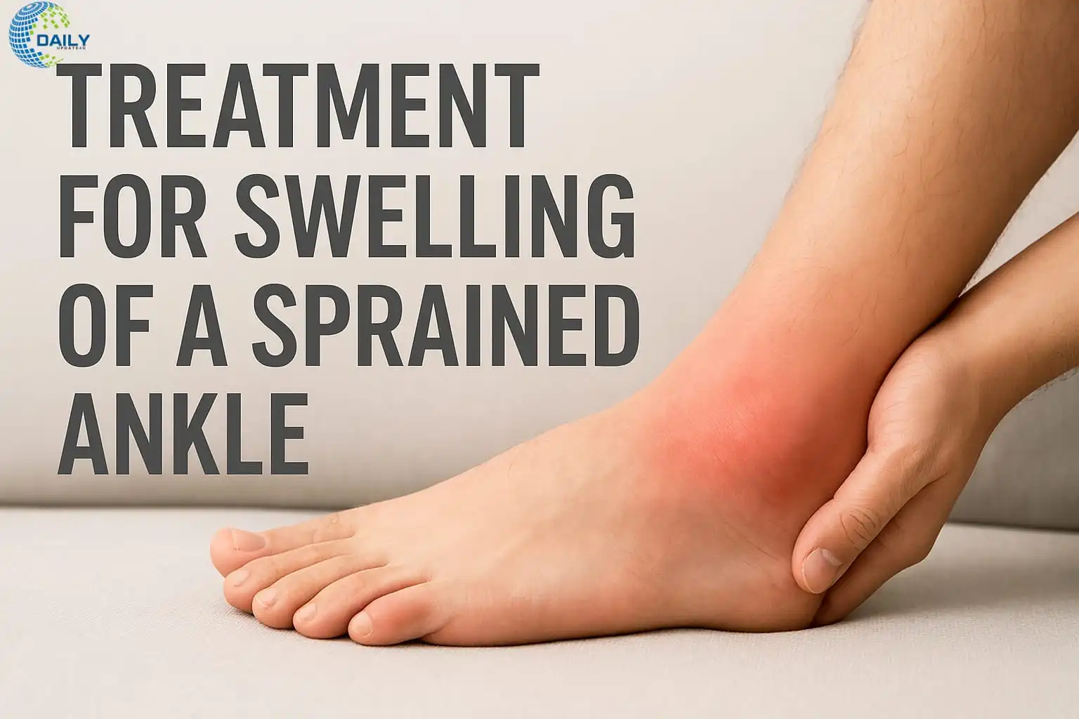 How to Reduce Swelling in a Bent Foot Quickly