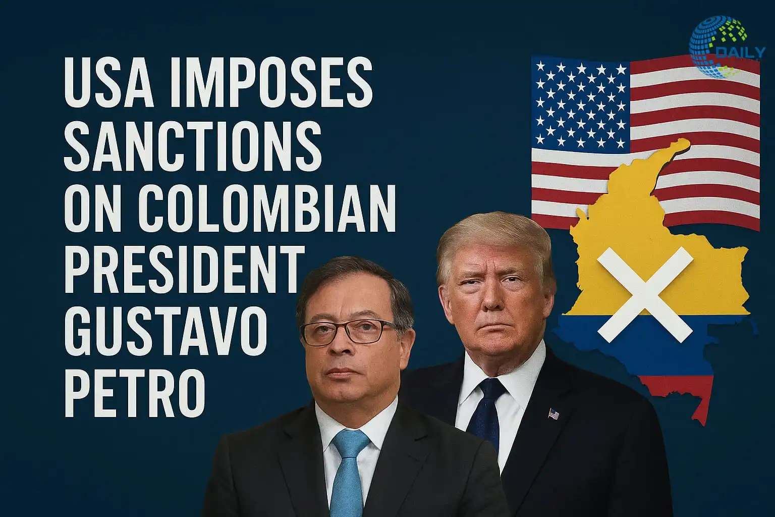 The US imposed sanctions on Colombian President Gustavo Petro