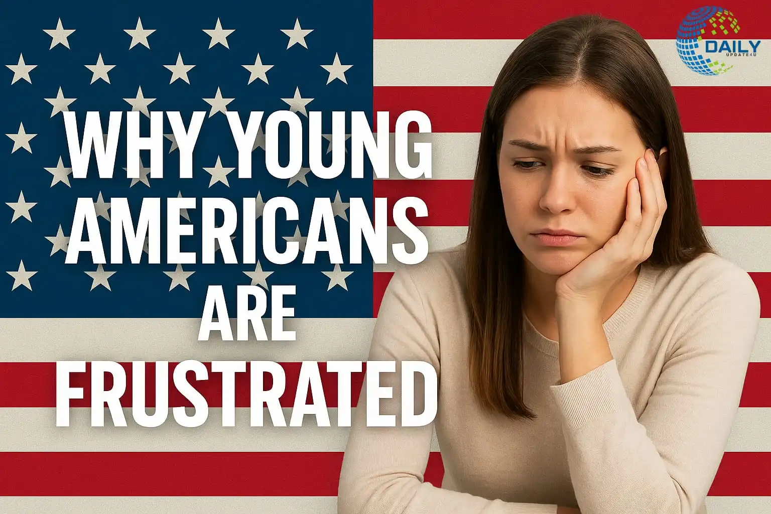 Why is frustration growing among young Americans?